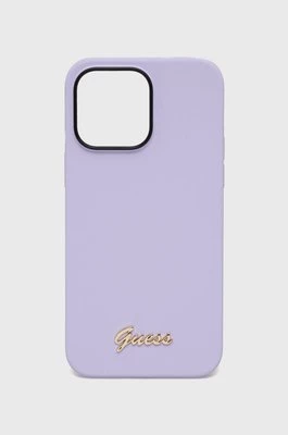 Guess etui na telefon iPhone 14 Pro Max 6,7" kolor fioletowy