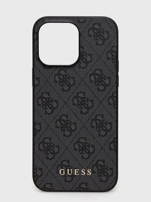 Guess etui na telefon iPhone 14 Pro Max 6.7" kolor szary