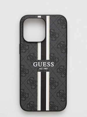 Guess etui na telefon iPhone 14 Pro Max 6.7" kolor szary