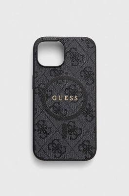 Guess etui na telefon iPhone 15 / 14 / 13 6,1" kolor czarny