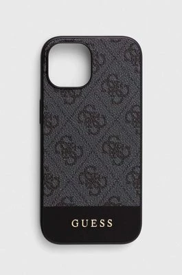 Guess etui na telefon iPhone 15 / 14 / 13 6.1" kolor szary