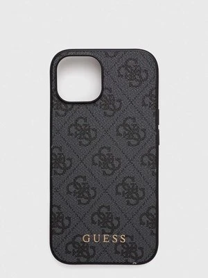 Guess etui na telefon iPhone 15 / 14 / 13 6.1" kolor szary