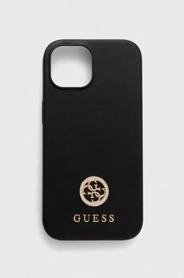 Guess etui na telefon iPhone 15 6.1 kolor czarny