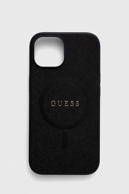 Guess etui na telefon iPhone 15 6.1 kolor czarny