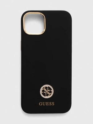 Guess etui na telefon iPhone 15 Plus 6.7 kolor czarny