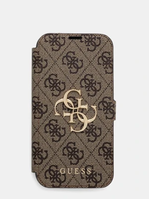 Guess etui na telefon iPhone 15 Pro 6.1" kolor brązowy GUBKP15L4GMGBR