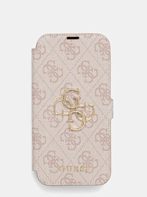 Guess etui na telefon iPhone 15 Pro 6.1" kolor różowy GUBKP15L4GMGPI