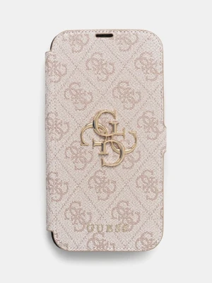 Guess etui na telefon iPhone 15 Pro Max 6.7" kolor różowy GUBKP15X4GMGPI