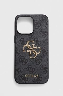 Guess etui na telefon iPhone 15 Pro Max 6.7 kolor szary