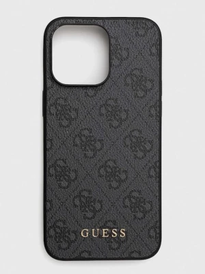 Guess etui na telefon iPhone 15 Pro Max 6.7 kolor szary