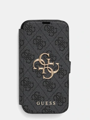 Guess etui na telefon iPhone 16 6.1" kolor czarny GUBKP16S4GMGGR
