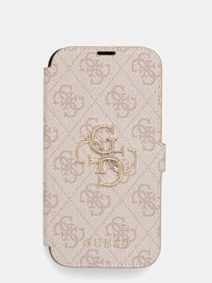 Guess etui na telefon iPhone 16 6.1" kolor różowy GUBKP16S4GMGPI