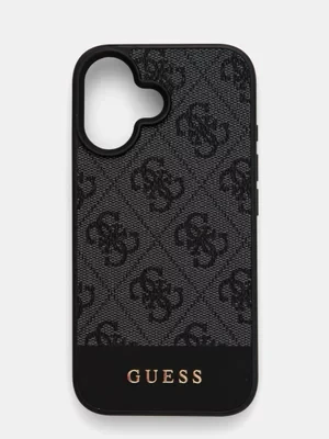 Guess etui na telefon iPhone 16 6.1 kolor szary GUHCP16SG4GLGR