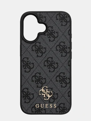 Guess etui na telefon iPhone 16 6.1 kolor szary GUHMP16SP4SM4MK