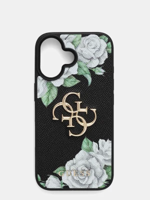 Guess etui na telefon iPhone 16 czarny