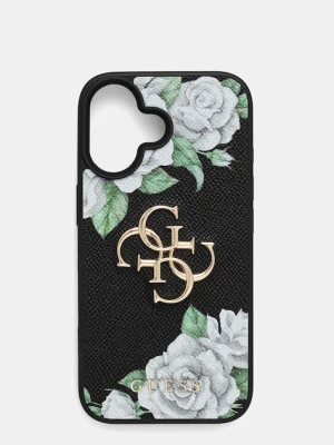 Guess etui na telefon iPhone 16 kolor czarny GUHCP16SPGROP4MK
