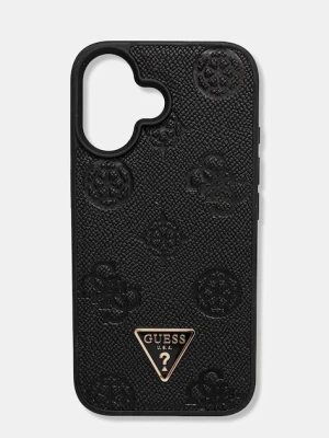 Guess etui na telefon iPhone 16 kolor czarny GUHMP16SPGBTMK