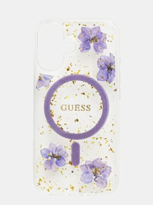 Guess etui na telefon iPhone 16 kolor fioletowy GUHMP16SRBFGFGMU