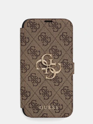 Guess etui na telefon iPhone 16 Plus 6.7" kolor brązowy GUBKP16M4GMGBR