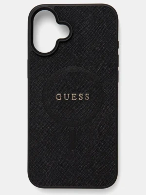 Guess etui na telefon iPhone 16 Plus 6.7 kolor czarny GUHMP16MPSAHMCK