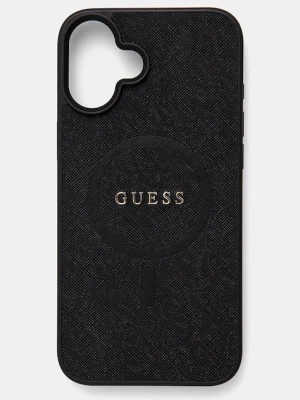 Guess etui na telefon iPhone 16 Plus 6.7 kolor czarny GUHMP16MPSAHMCK