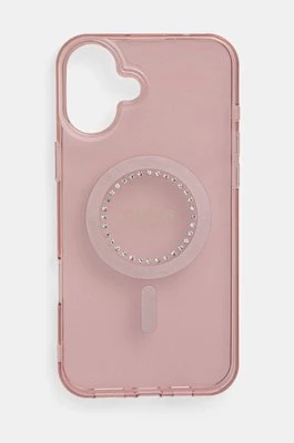 Guess etui na telefon iPhone 16 Plus 6.7 kolor różowy GUHMP16MPFTDTEP