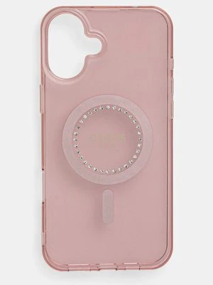 Guess etui na telefon iPhone 16 Plus 6.7 kolor różowy GUHMP16MPFTDTEP