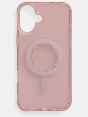 Guess etui na telefon iPhone 16 Plus 6.7 kolor różowy GUHMP16MPFTDTEP