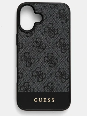 Guess etui na telefon iPhone 16 Plus 6.7 kolor szary GUHCP16MG4GLGR