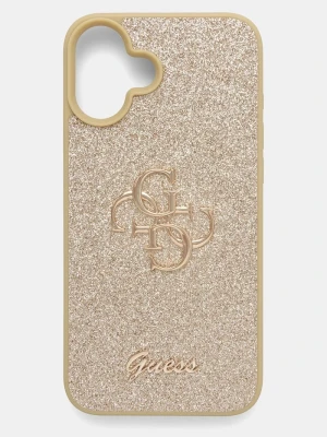 Guess etui na telefon iPhone 16 Plus 6.7" złoty