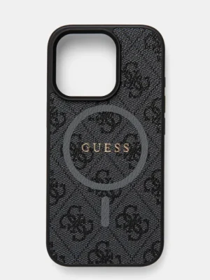 Guess etui na telefon iPhone 16 Pro 6.3 kolor czarny GUHMP16LG4GFRK