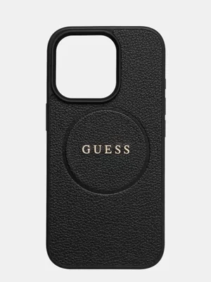 Guess etui na telefon iPhone 16 Pro 6.3 kolor czarny GUHMP16LPGHSMMK