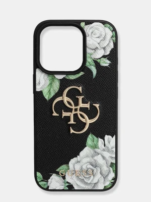 Guess etui na telefon iPhone 16 Pro kolor czarny GUHCP16LPGROP4MK