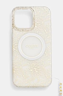 Guess etui na telefon iPhone 16 Pro Max 6.9 kolor biały GUHMP16XHCPOFPH