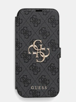 Guess etui na telefon iPhone 16 Pro Max 6.9" kolor czarny GUBKP16X4GMGGR