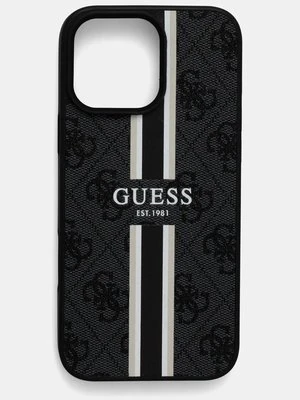 Guess etui na telefon iPhone 16 Pro Max 6.9 kolor czarny GUHMP16XP4RPSK