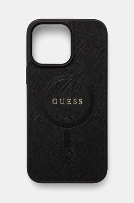 Guess etui na telefon iPhone 16 Pro Max 6.9 kolor czarny GUHMP16XPSAHMCK