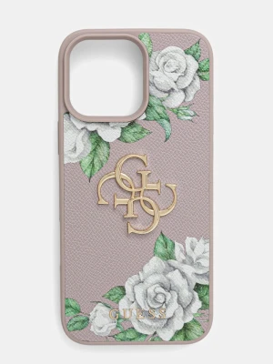 Guess etui na telefon iPhone 16 Pro Max fioletowy