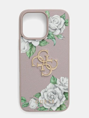Guess etui na telefon iPhone 16 Pro Max kolor fioletowy GUHCP16XPGROP4MU