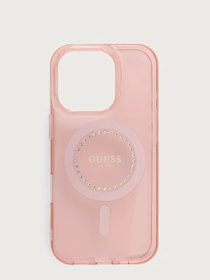 Guess etui na telefon iPhone 16 Pro różowy