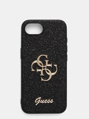 Guess etui na telefon iPhone 16e kolor czarny GUHCPSE4HG4SGK
