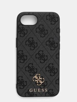 Guess etui na telefon iPhone 16e kolor czarny GUHMPSE4P4SM4MK