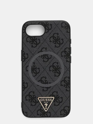 Guess etui na telefon iPhone 16e kolor czarny GUHMPSE4P4TDPK