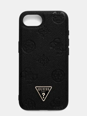 Guess etui na telefon iPhone 16e kolor czarny GUHMPSE4PGBTMK