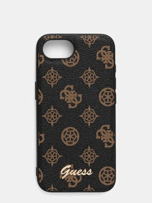 Guess etui na telefon iPhone 16e kolor czarny GUHMPSE4PGPYSK