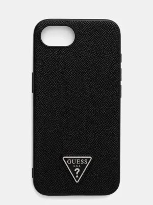 Guess etui na telefon iPhone 16e kolor czarny GUHMPSE4PGTSPSK