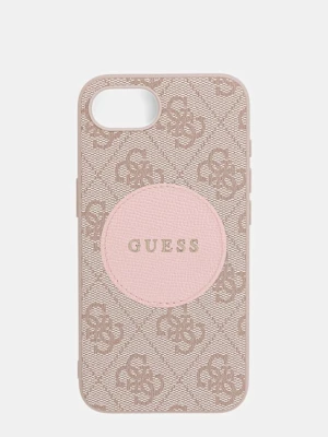 Guess etui na telefon iPhone 16e kolor różowy GUHMPSE4P4PGRSGP