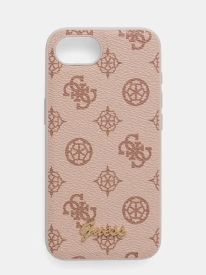 Guess etui na telefon iPhone 16e kolor różowy GUHMPSE4PGPYSW