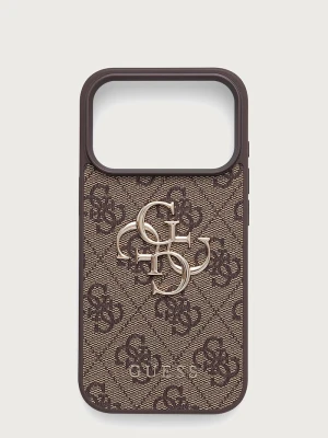 Guess etui na telefon iPhone 17 / 18 Pro brązowy