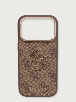 Guess etui na telefon iPhone 17 / 18 Pro brązowy